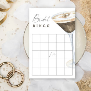 Lámina Juego de bingo Espresso Martini Bridal ducha