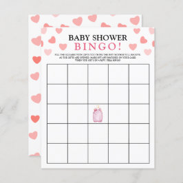 Lámina Juego de Bingo | Juegos de San Valentín en Baby Sh