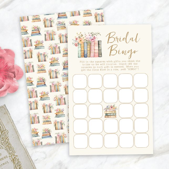 Lámina Juego de Bingo Nupcial (Bridal Bingo Game
)