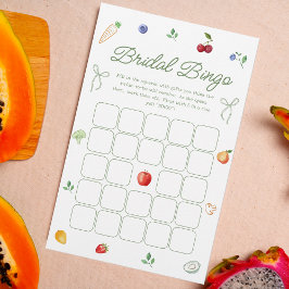 Lámina Juego de Bingo Off the Market Bridal Shower