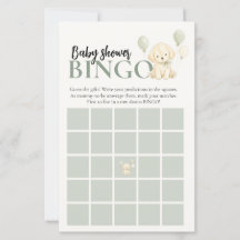 Juego de Bingo para Baby Shower, Bebé Niña Golden