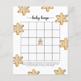 Lámina Juego de bingo para baby shower de casita de jengi