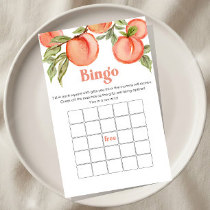 Lámina Juego de Bingo para Baby Shower Dulce Pequeña Melo