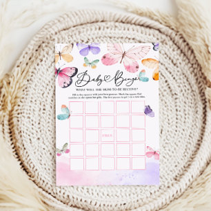 Lámina Juego de Bingo para Baby Shower, Juego de Bingo de