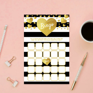 Lámina Juego de Bingo para Baby Shower Little Sweetheart
