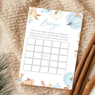 Lámina Juego de Bingo para Baby Shower Niño Calabacita Ot