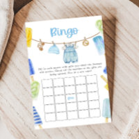 Juego de Bingo para Baby Shower Niño Popsicle