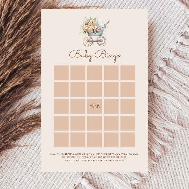 Lámina Juego de Bingo para Bebé Vintage (Subido por el creador)