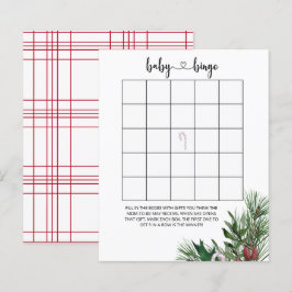 Lámina Juego de bingo para bebés de invierno