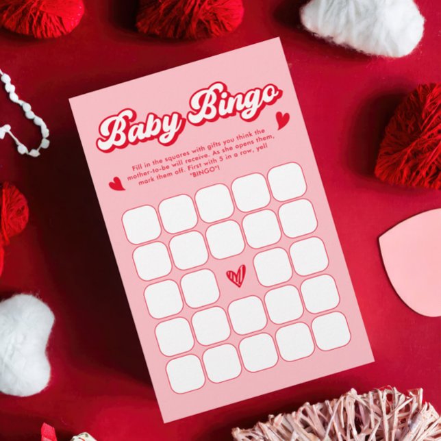 Lámina Juego de bingo para bebés de San Valentín Baby Sho (Subido por el creador)