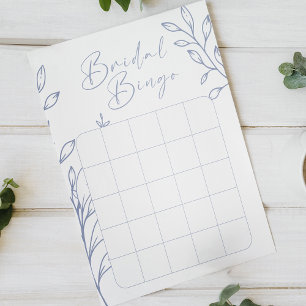 Lámina Juego de Bingo para Despedida de Soltera con Flore