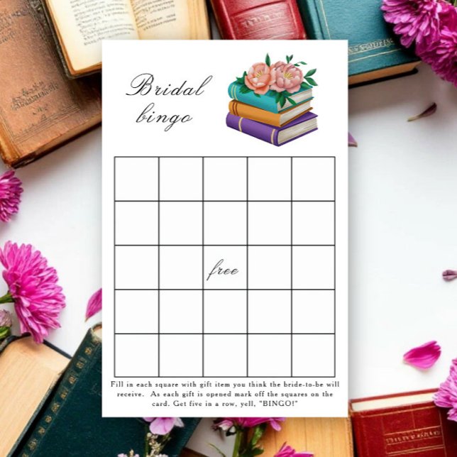 Lámina Juego de Bingo para despedida de soltera de Libros (Subido por el creador)