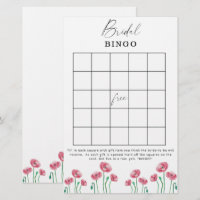 Juego de bingo para despedida de soltera en jardín