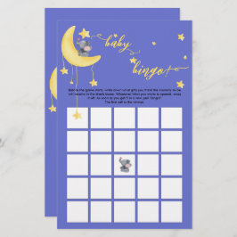 Lámina Juego De Bingo Para Elefantes Cuidados Y Mariposas