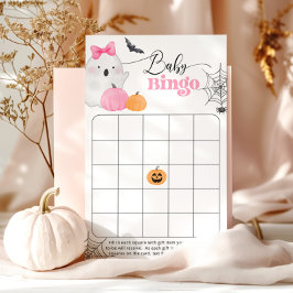 Lámina Juego de bingo para la ducha de bebé de otoño de H