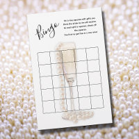 Juego de Bingo Pearl & Prosecco Bridal Shower