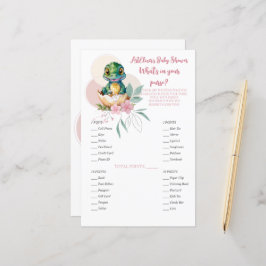 Lámina Juego de bolso floral de canto para bebes