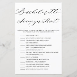 Lámina Juego de búsqueda del baby shower minimalista