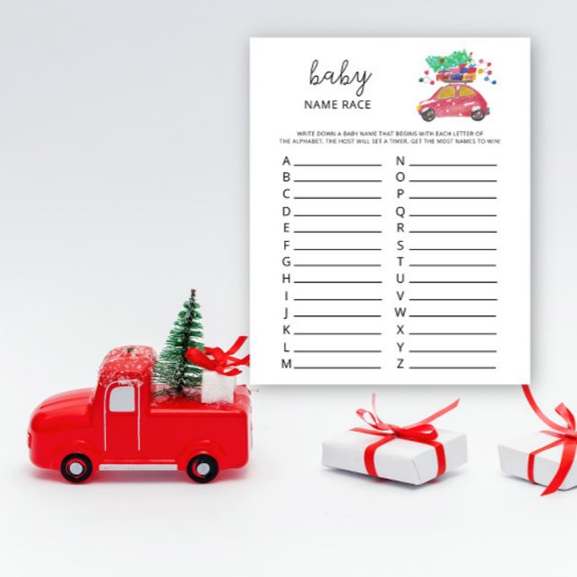 Lámina Juego de carreras de nombres de bebé (Subido por el creador)