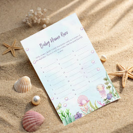 Lámina Juego de carreras Ocean Pearl Name