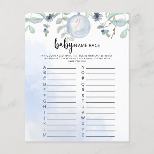 Lámina Juego de carreras Winter Baby