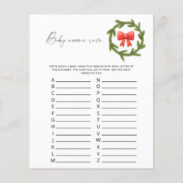 Lámina Juego de carreras Winter Baby