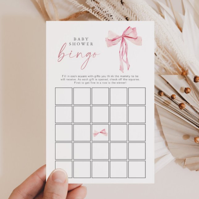 Lámina Juego de Chica de la cinta Rubor Bingo Baby Shower (Subido por el creador)