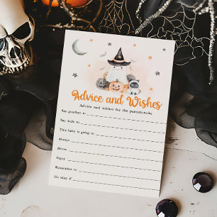 Lámina Juego de consejos y deseos de Halloween Little Boo