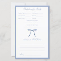 Juego de consejos y predicciones para baby shower 