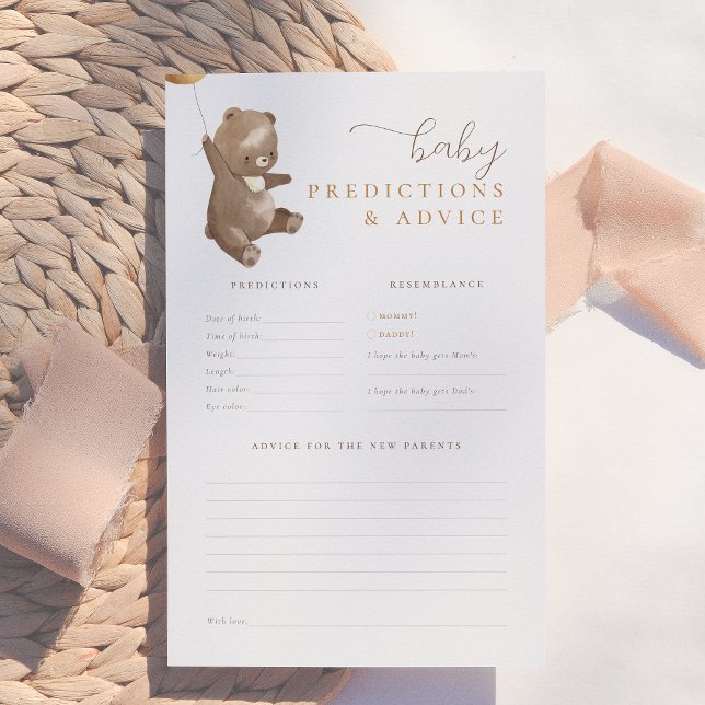 Lámina Juego de consejos y predicciones para bebés de esp (Subido por el creador)