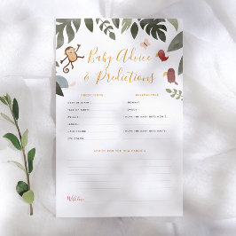 Lámina Juego de consejos y predicciones para bebés de Jun