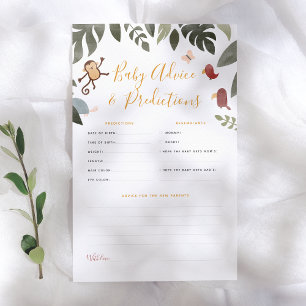 Lámina Juego de consejos y predicciones para bebés de Jun