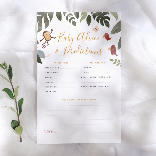 Lámina Juego de consejos y predicciones para bebés de Jun (Subido por el creador)