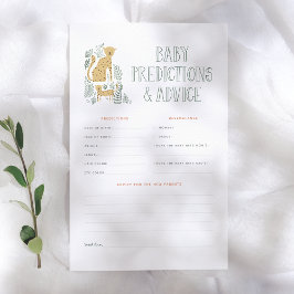 Lámina Juego de consejos y predicciones para bebes de Saf