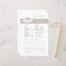 Juego de consejos y predicciones para el bebé elef