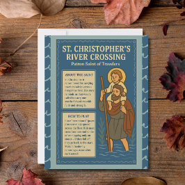 Lámina Juego de cruce del río St. Christopher
