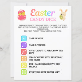 Lámina Juego de dados de pascua