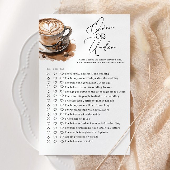 Lámina Juego de Despedida de Soltera de Café Sobre o Deba (Subido por el creador)