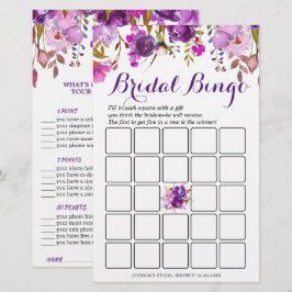 Lámina Juego de Despedida de Soltera de Doble Cara con Fl