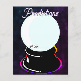 Lámina Juego de dibujo de predicción de bolas de cristal