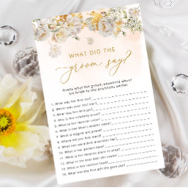 Lámina Juego de ducha con flores silvestres