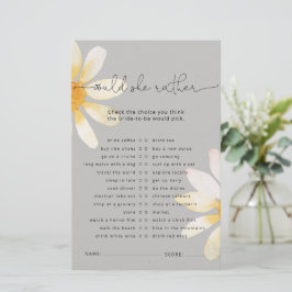 Lámina Juego de ducha con flores silvestres acuáticas