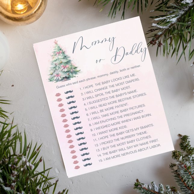 Lámina Juego de ducha de bebé mami rosa de invierno o pap (Subido por el creador)