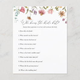 Lámina Juego de ducha de flores silvestres que conoce a u