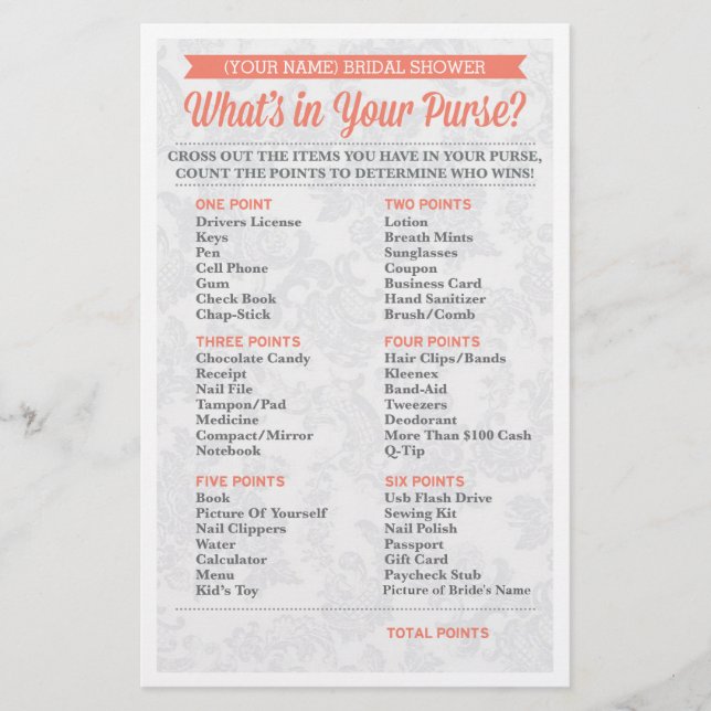 Lámina Juego de ducha de novia / Ataque personalizado / b (Anverso)