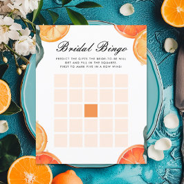 Lámina Juego de ducha de novia Bingo Citrus Aperol