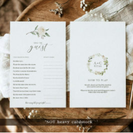 Lámina Juego de ducha de novia - Encuentra a la floral bl