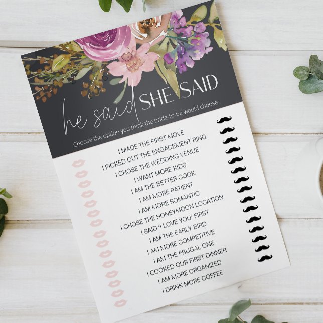 Lámina Juego De Ducha De Novias Dijo Que Dijo Dusty (Subido por el creador)