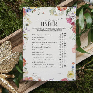 Lámina Juego De Ducha De Novias Florales Presionadas