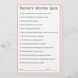 Lámina Juego de ducha Rhyme de enfermera floral rosa Rubo